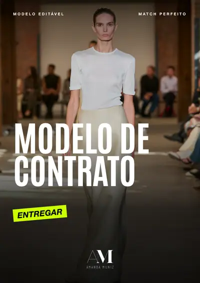 Capa do Modelo de Contrato